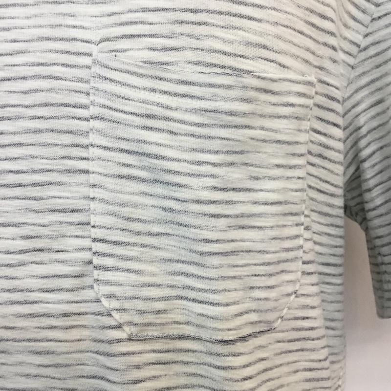 ザラ ZARA Tシャツ 半袖 タグ付 M ボーダー柄 マルチカラー / マルチカラー / メンズ USED 古着 中古 10056256