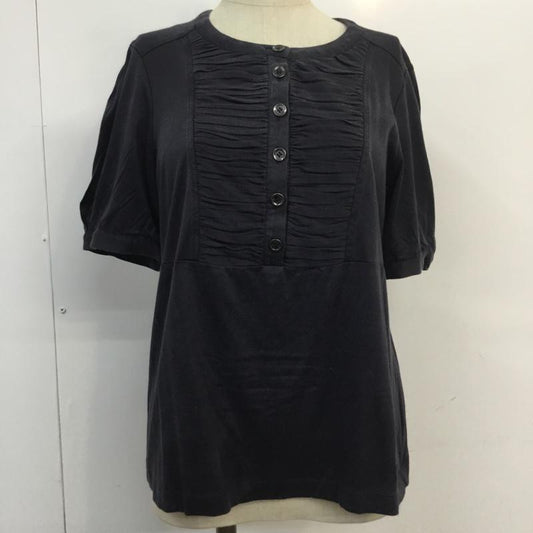 バーバリーロンドン Burberry London カットソー 半袖 2 無地 紺 / ネイビー /  レディース USED 古着 中古 10056264