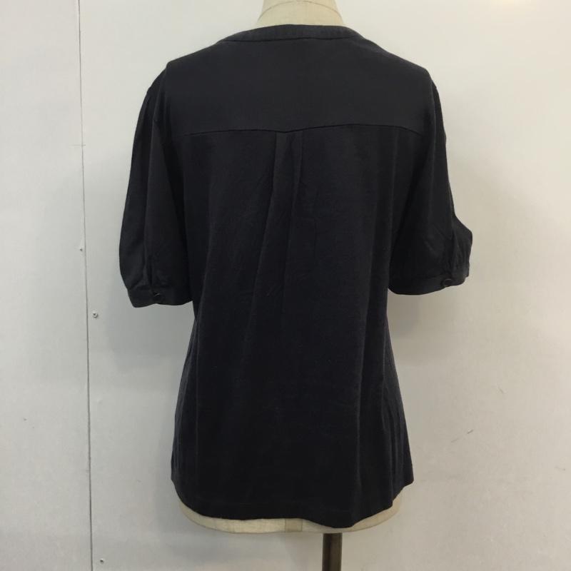 バーバリーロンドン Burberry London カットソー 半袖 2 無地 紺 / ネイビー / レディース USED 古着 中古 10056264