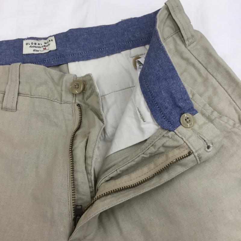 グローバルワーク GLOBAL WORK パンツ ショートパンツ M ベージュ / ベージュ / メンズ USED 古着 中古 10056309