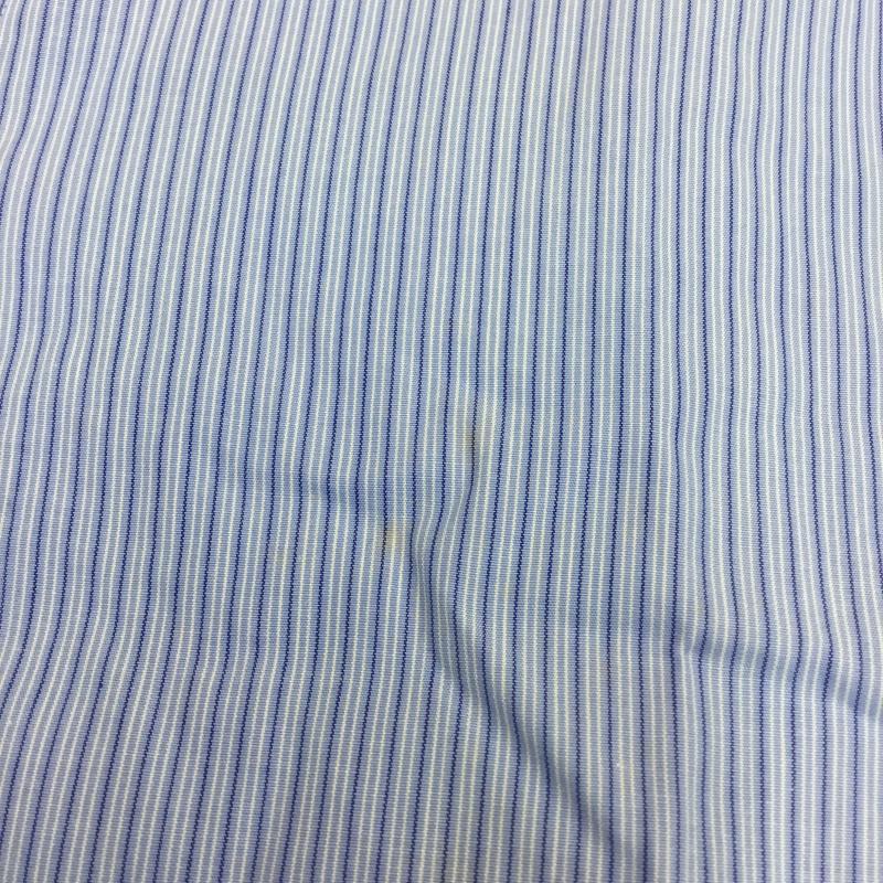 ブルックス ブラザーズ BROOKS BROTHERS シャツ、ブラウス 長袖 90's 香港製 ストライプ 白 / ホワイト / X 青 / ブルー / X 水色 / ライトブルー / メンズ USED 古着 中古 10056361
