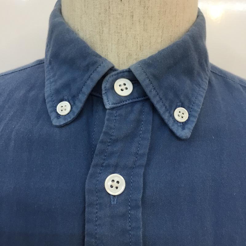 ブルーブルー BLUE BLUE シャツ、ブラウス 長袖 ボタンダウンシャツ M 無地 水色 / ライトブルー / メンズ USED 古着 中古 10056429