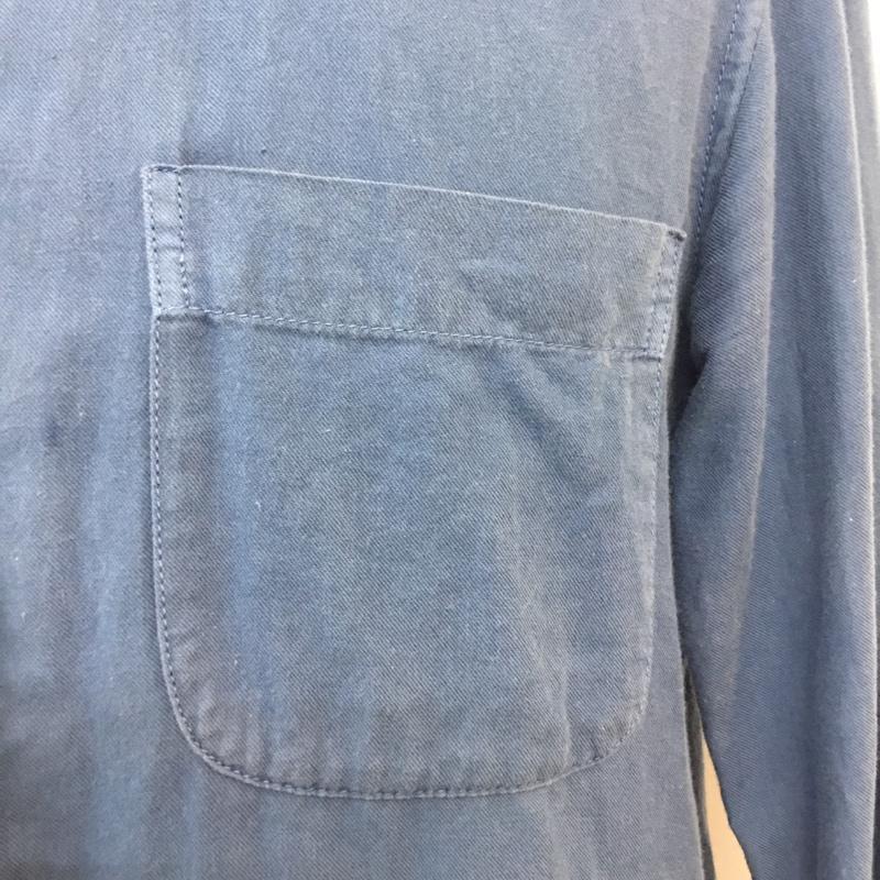 ブルーブルー BLUE BLUE シャツ、ブラウス 長袖 ボタンダウンシャツ M 無地 水色 / ライトブルー / メンズ USED 古着 中古 10056429