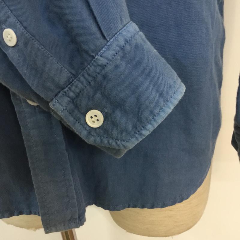 ブルーブルー BLUE BLUE シャツ、ブラウス 長袖 ボタンダウンシャツ M 無地 水色 / ライトブルー / メンズ USED 古着 中古 10056429