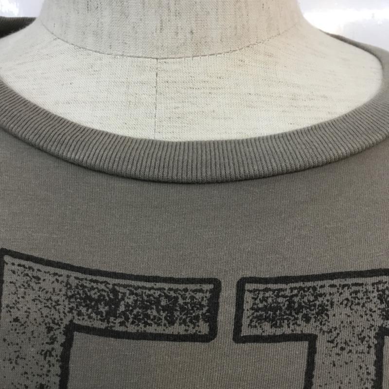 フィフティーファイブディーエスエル 55DSL Tシャツ 半袖 M ロゴ、文字 X プリント チャコールグレー / チャコールグレー / メンズ USED 古着 中古 10056468