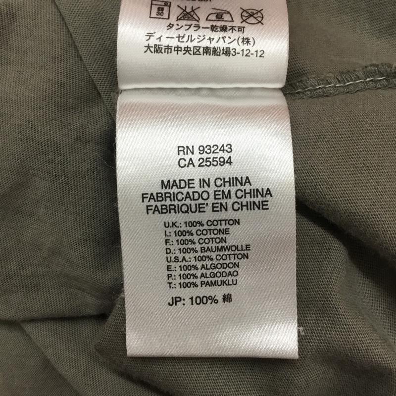 フィフティーファイブディーエスエル 55DSL Tシャツ 半袖 M ロゴ、文字 X プリント チャコールグレー / チャコールグレー / メンズ USED 古着 中古 10056468