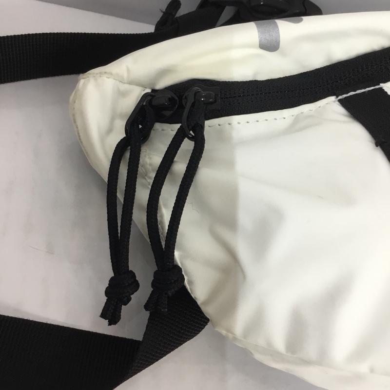ナンバーナイン NUMBER (N)INE ボディバッグ ボディバッグ ロゴ ナンバーナイン × ワイルドシングス WILD THINGS ウエストバッグ ロゴ、文字 白 / ホワイト / X 黒 / ブラック / メンズ USED 古着 中古 10056538