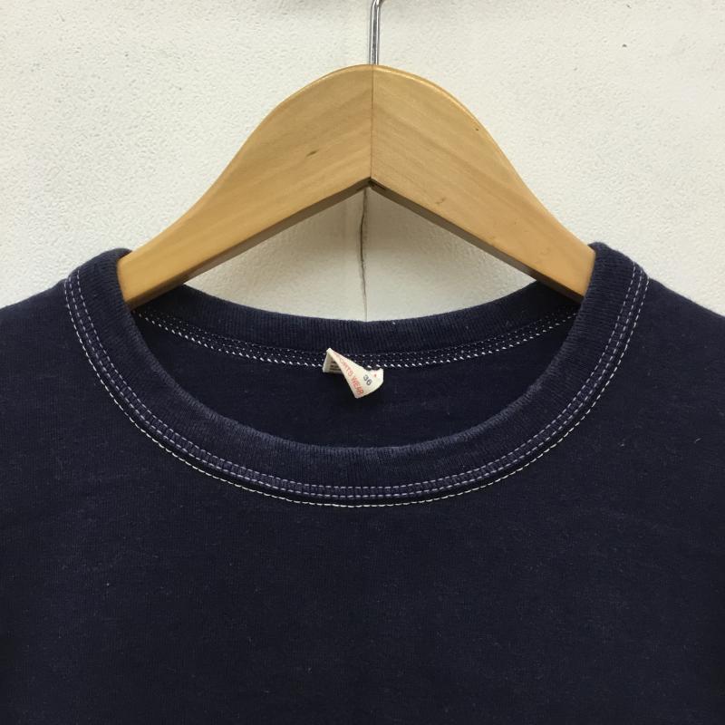 フラットヘッド The Flat Head Tシャツ 半袖 DEVIL and ANGEL 36 プリント 紺 / ネイビー / メンズ USED 古着 中古 10056595