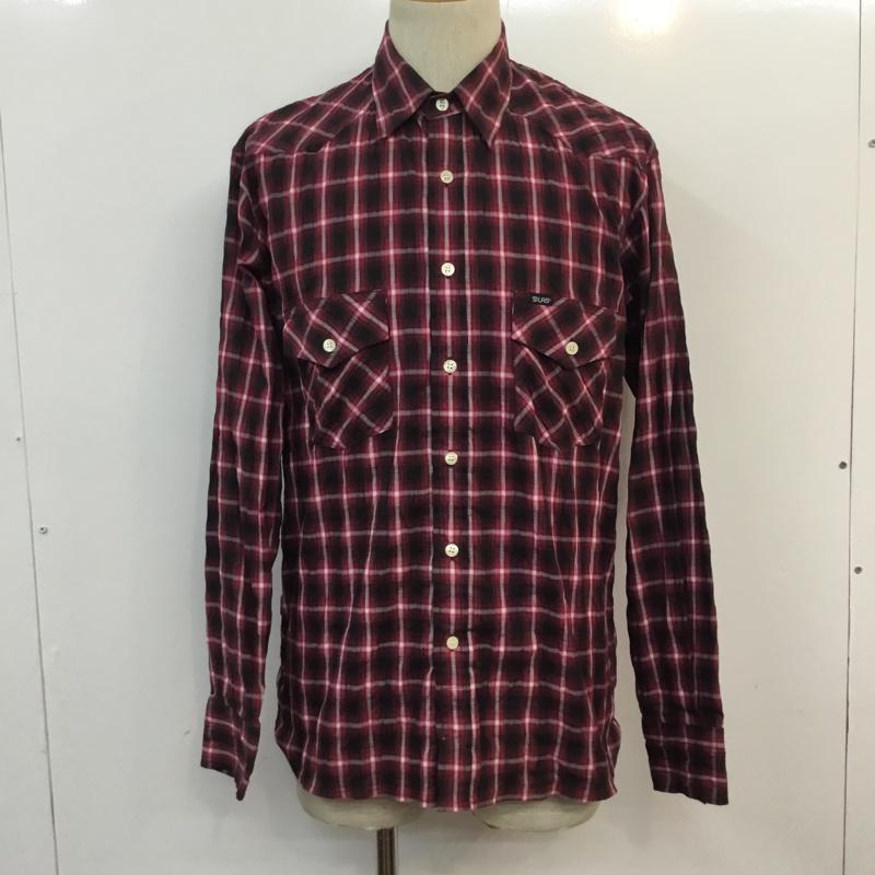 サイラス SILAS シャツ、ブラウス 長袖 M チェック マルチカラー / マルチカラー / メンズ USED 古着 中古 10056623