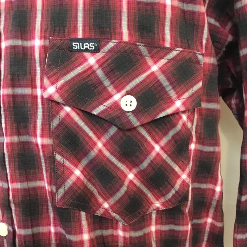 サイラス SILAS シャツ、ブラウス 長袖 M チェック マルチカラー / マルチカラー / メンズ USED 古着 中古 10056623