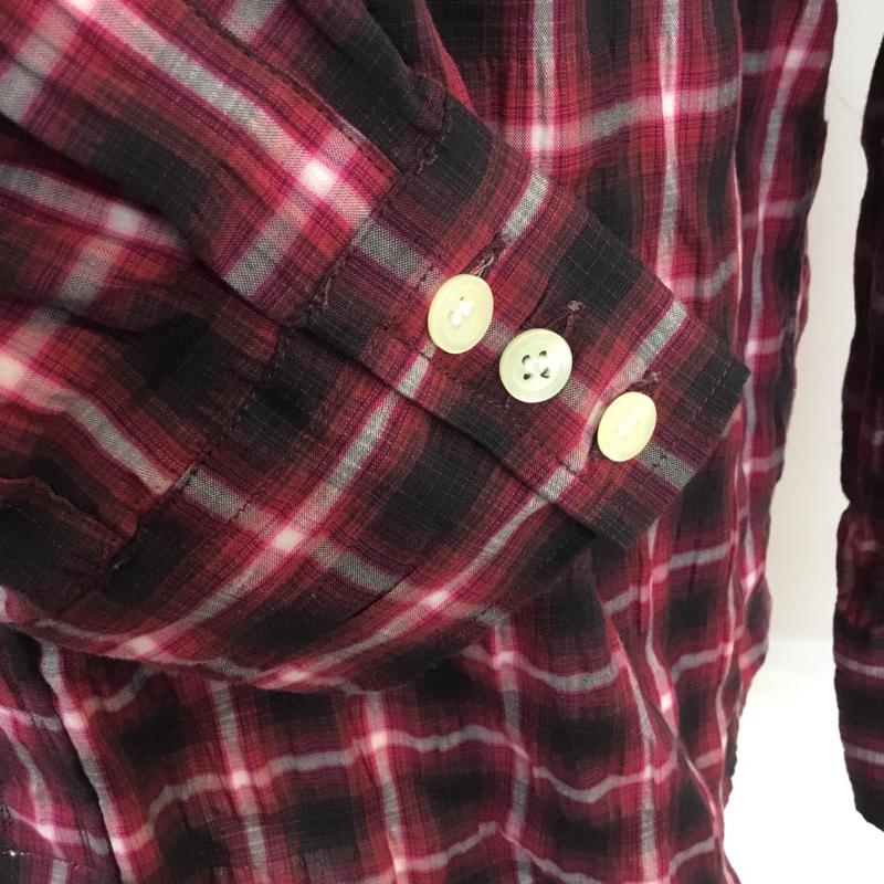 サイラス SILAS シャツ、ブラウス 長袖 M チェック マルチカラー / マルチカラー / メンズ USED 古着 中古 10056623