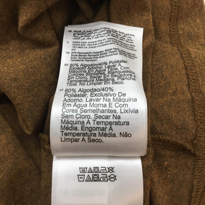 カーハート Carhartt Tシャツ 半袖 M 無地 茶 / ブラウン / メンズ USED 古着 中古 10056649