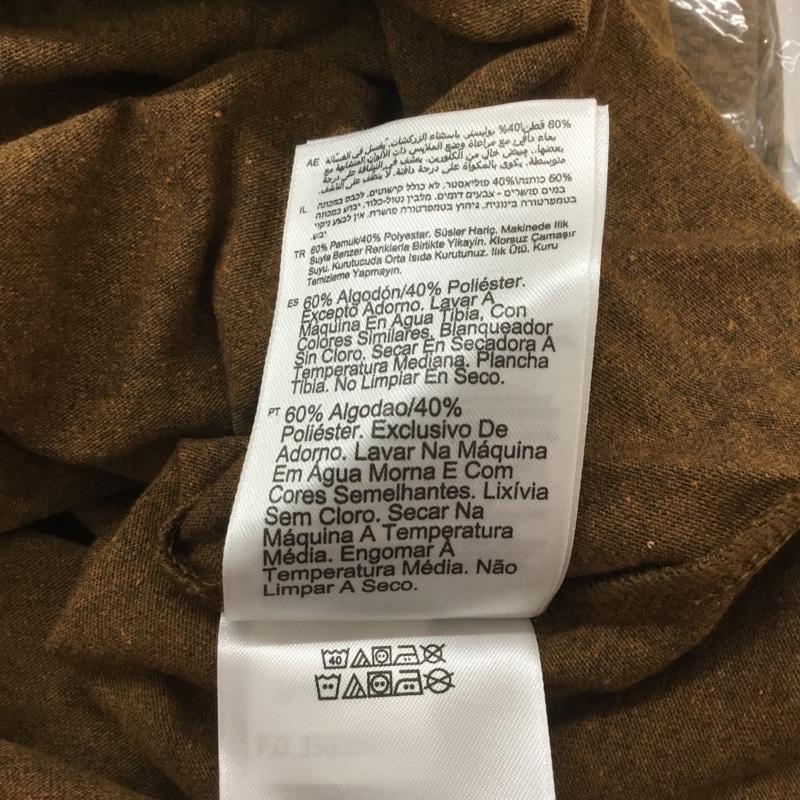 カーハート Carhartt Tシャツ 半袖 L 無地 茶 / ブラウン / メンズ USED 古着 中古 10056654