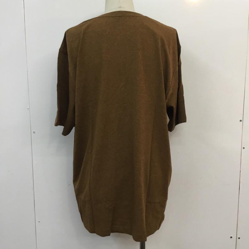 カーハート Carhartt Tシャツ 半袖 L 無地 茶 / ブラウン / メンズ USED 古着 中古 10056656
