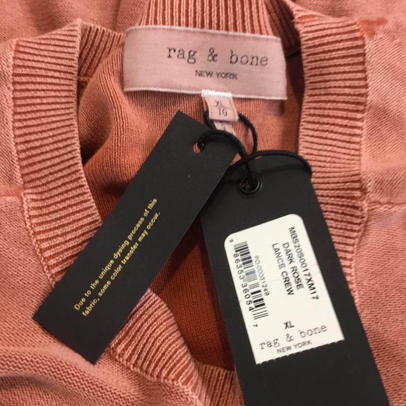 ラグアンドボーン rag & bone Tシャツ 長袖 タグ付 XL 無地 マルチカラー / マルチカラー / メンズ USED 古着 中古 10056674