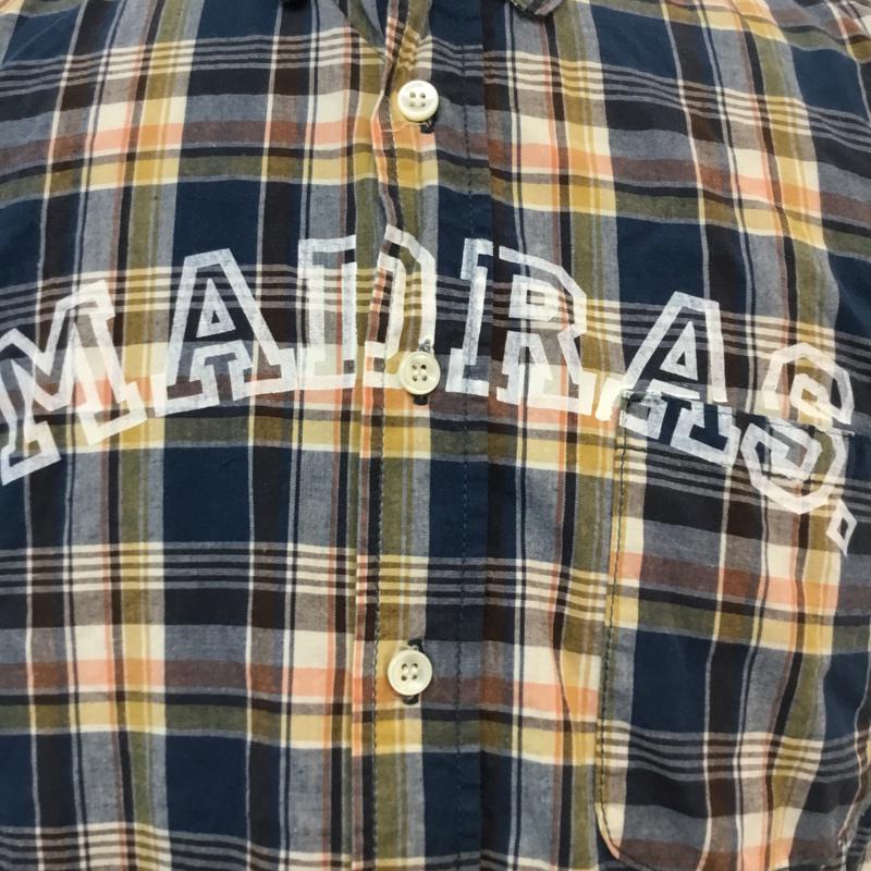 サイラス SILAS シャツ、ブラウス 半袖 M チェック マルチカラー / マルチカラー / メンズ USED 古着 中古 10056682