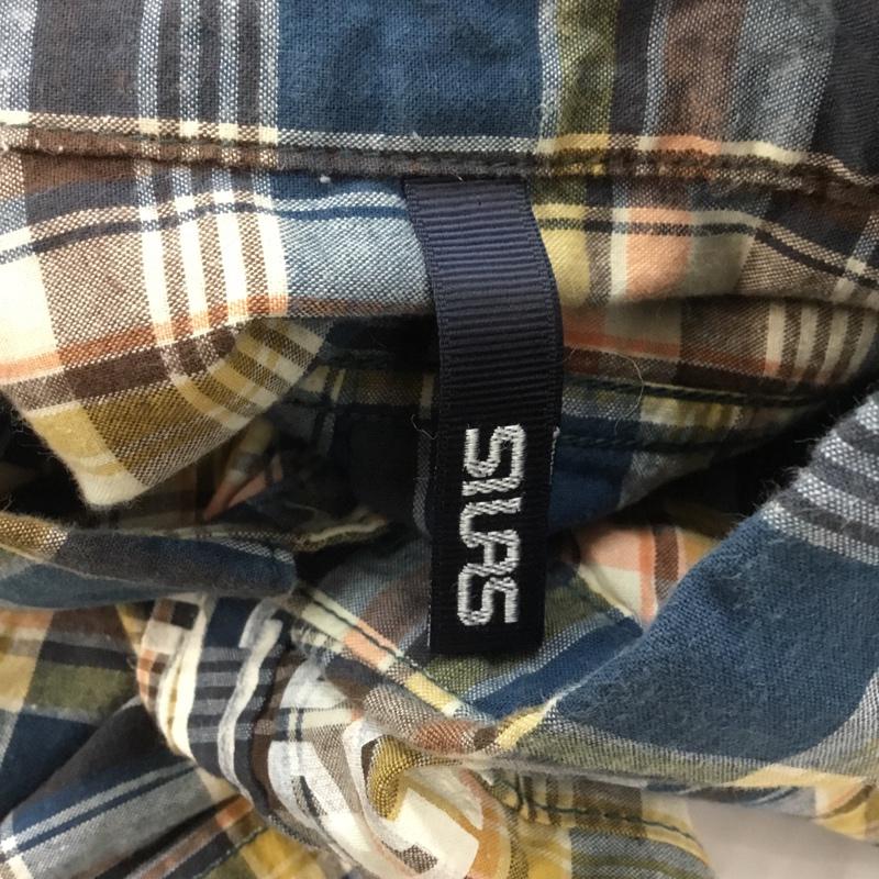サイラス SILAS シャツ、ブラウス 半袖 M チェック マルチカラー / マルチカラー / メンズ USED 古着 中古 10056682