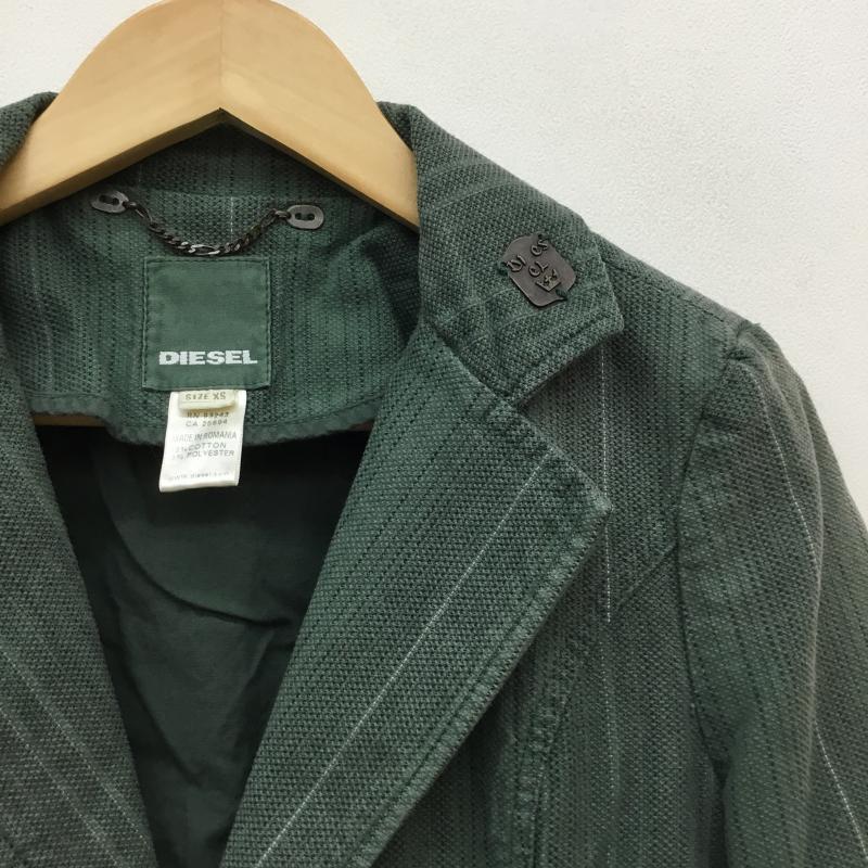 ディーゼル DIESEL ジャケット、上着 ジャケット、ブレザー XS 緑 / グリーン / レディース USED 古着 中古 10056806