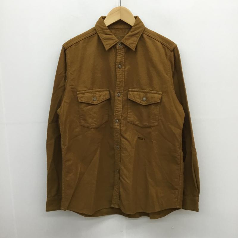 ロンハーマン Ron Herman シャツ、ブラウス 長袖 RHC&MAS アールエイチシー&マス コットンシャツ S 茶 / ブラウン / メンズ USED 古着 中古 10056876