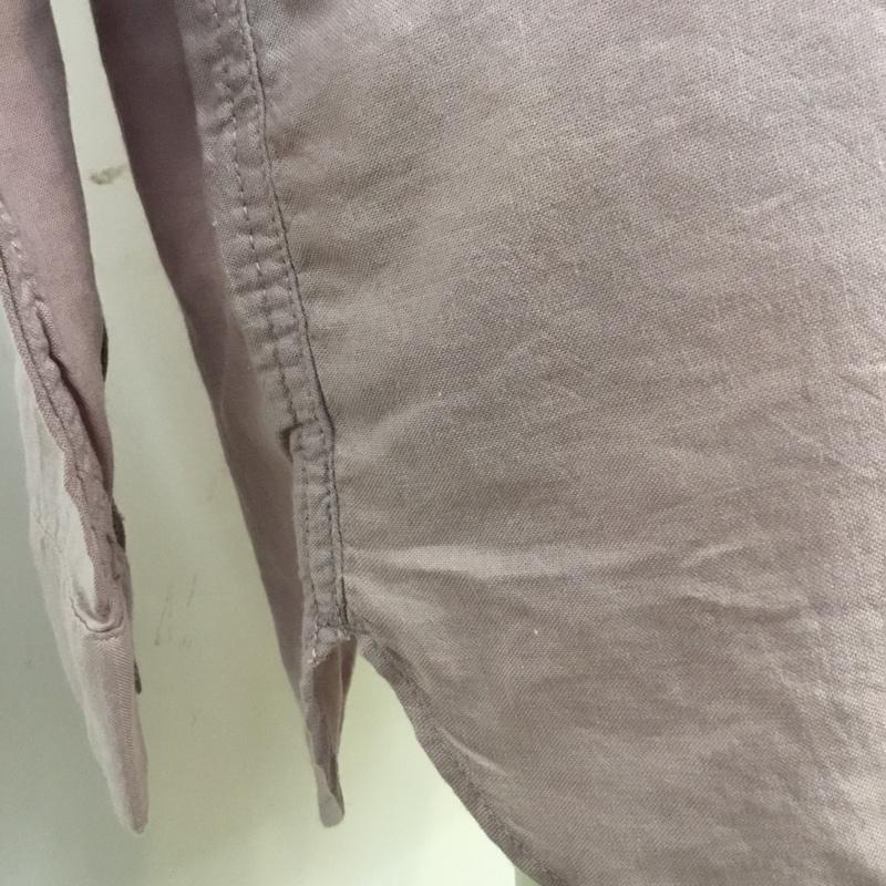 ベイフロー BAYFLOW シャツ、ブラウス 長袖 リネンストレッチシャツ タグ付 S 無地 桃 / ピンク / レディース USED 古着 中古 10057046