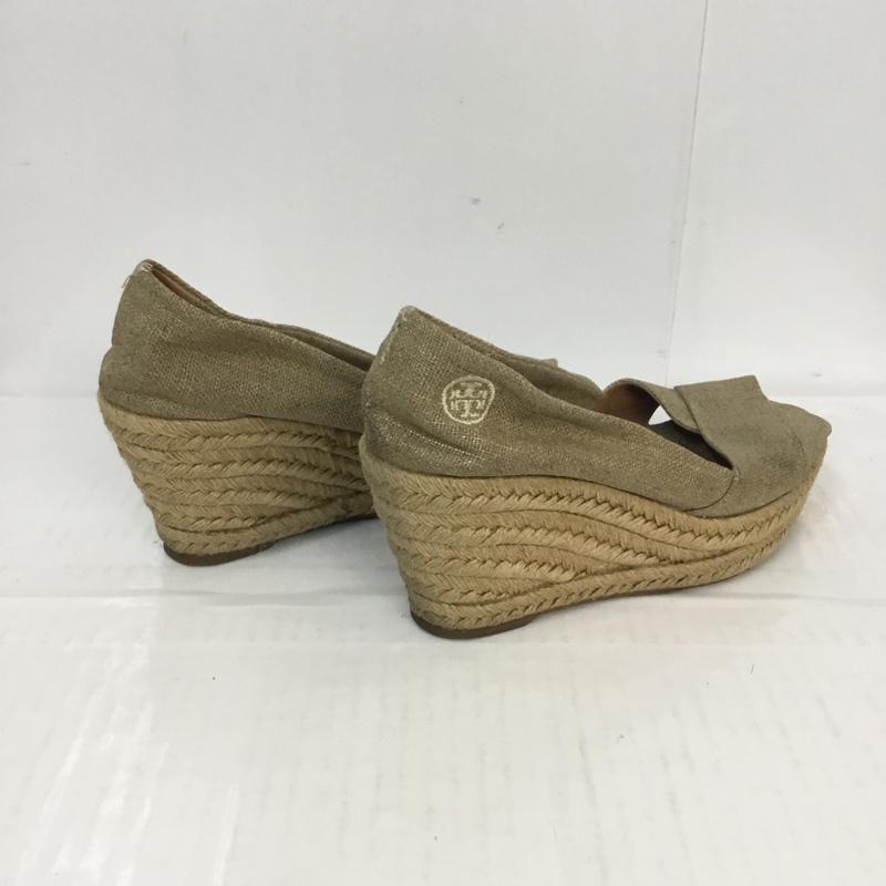 トリーバーチ TORY BURCH サンダル サンダル ウェッジソール オープントゥ 6B 無地 ベージュ / ベージュ / レディース USED 古着 中古 10057102
