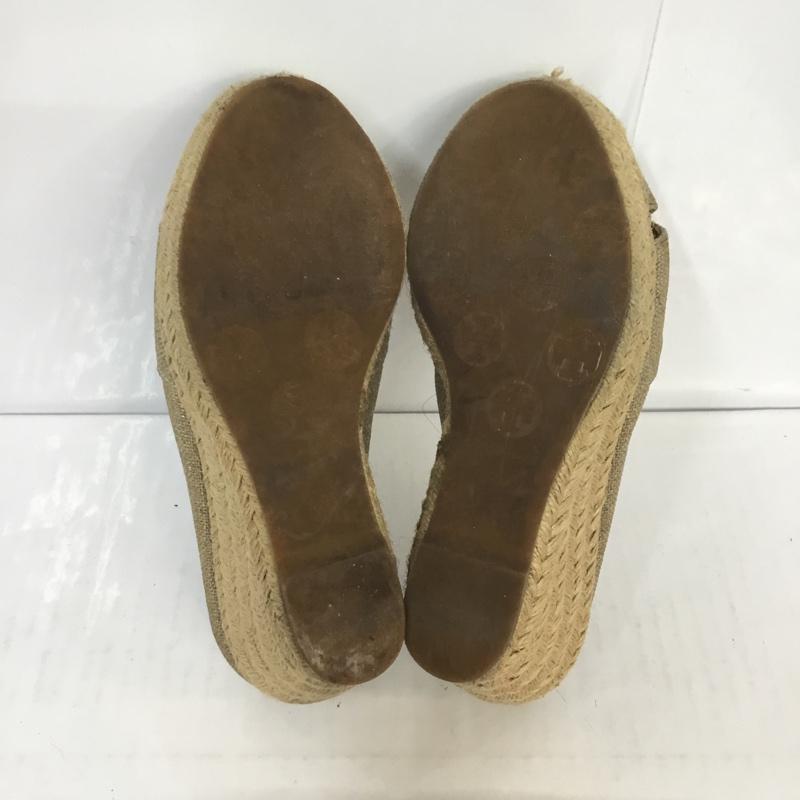 トリーバーチ TORY BURCH サンダル サンダル ウェッジソール オープントゥ 6B 無地 ベージュ / ベージュ / レディース USED 古着 中古 10057102