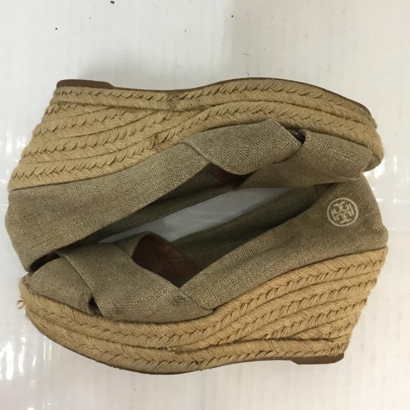 トリーバーチ TORY BURCH サンダル サンダル ウェッジソール オープントゥ 6B 無地 ベージュ / ベージュ / レディース USED 古着 中古 10057102