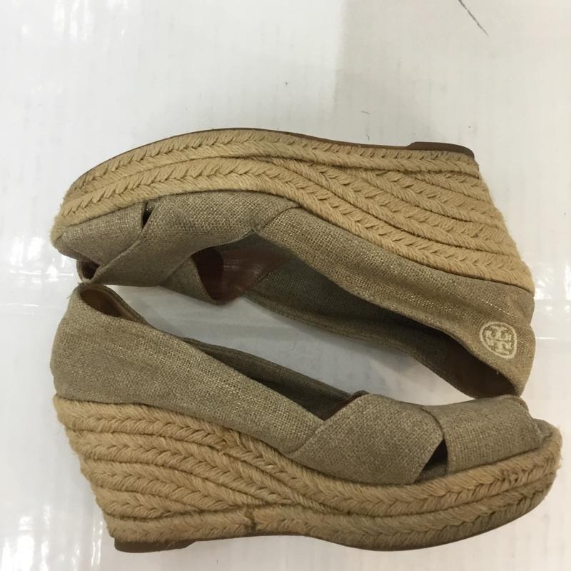 トリーバーチ TORY BURCH サンダル サンダル ウェッジソール オープントゥ 6B 無地 ベージュ / ベージュ / レディース USED 古着 中古 10057102