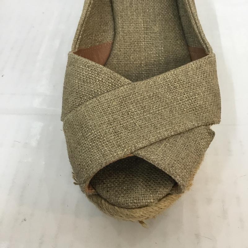 トリーバーチ TORY BURCH サンダル サンダル ウェッジソール オープントゥ 6B 無地 ベージュ / ベージュ / レディース USED 古着 中古 10057102