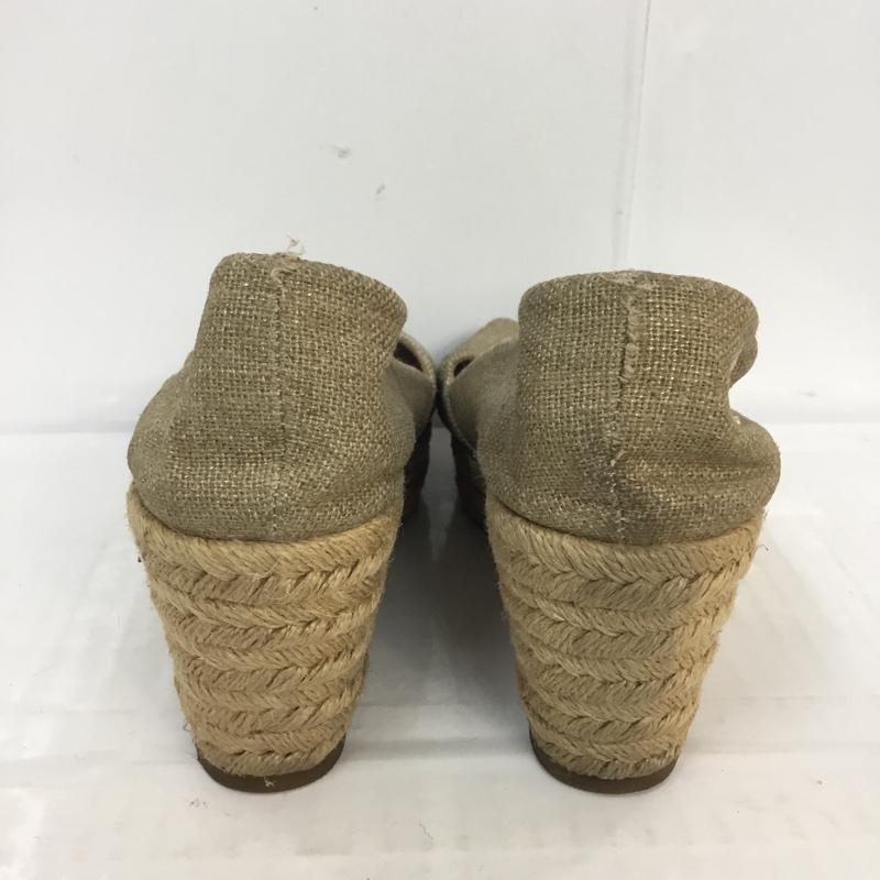 トリーバーチ TORY BURCH サンダル サンダル ウェッジソール オープントゥ 6B 無地 ベージュ / ベージュ / レディース USED 古着 中古 10057102