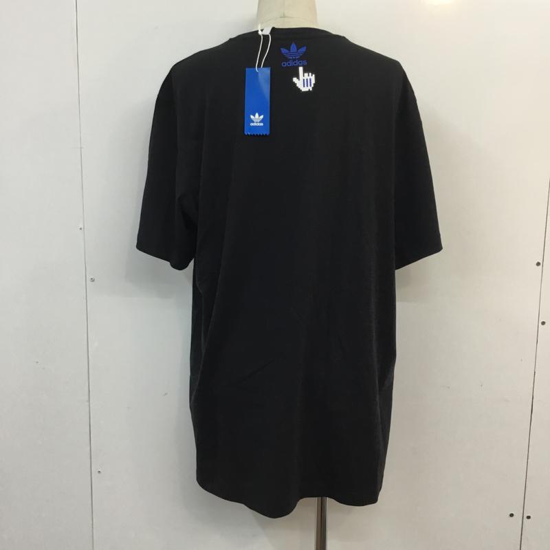 アディダス adidas Tシャツ 半袖 GN2715 東京KC Tシャツ 4L ロゴ、文字 黒 / ブラック / メンズ USED 古着 中古 10057322