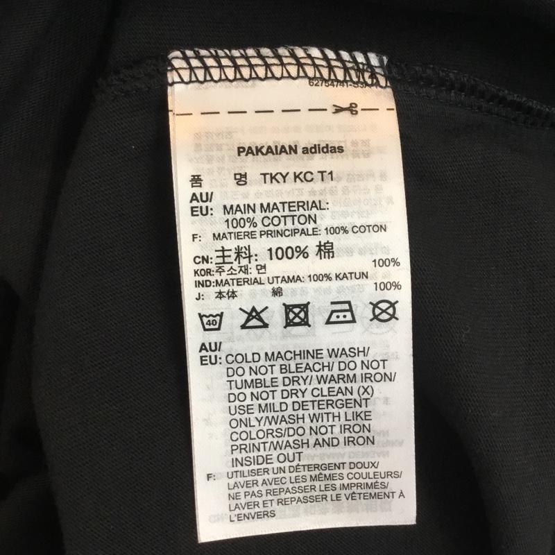 アディダス adidas Tシャツ 半袖 GN2715 東京KC Tシャツ 4L ロゴ、文字 黒 / ブラック / メンズ USED 古着 中古 10057322
