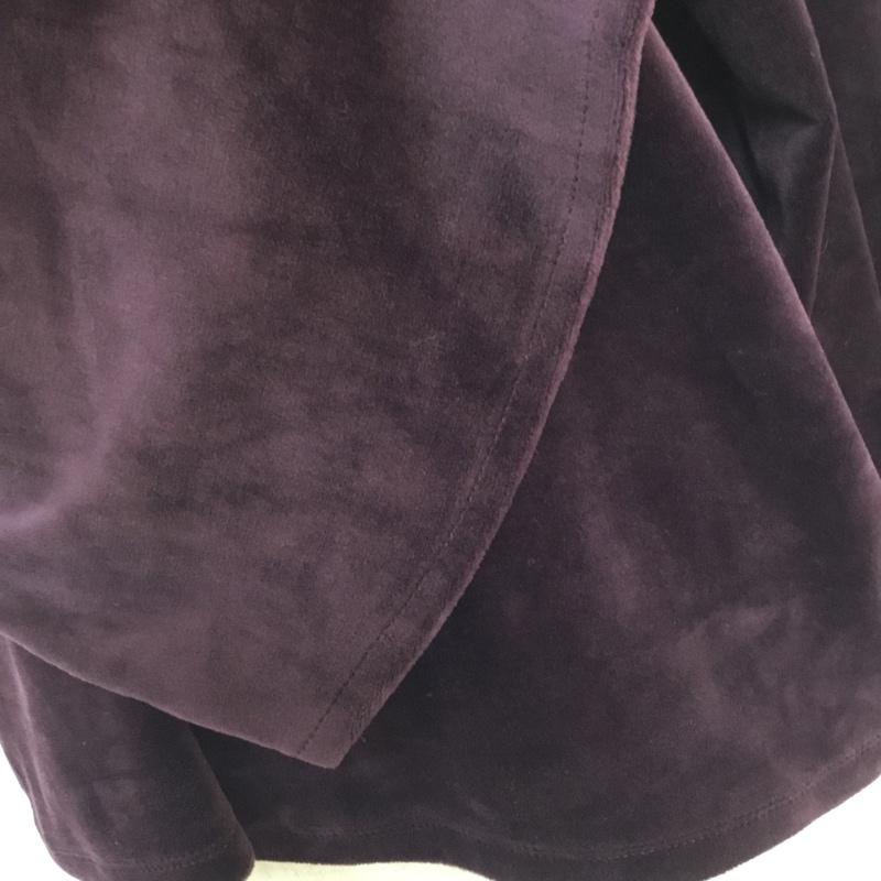 アイテムズ アーバンリサーチ ITEMS URBAN RESEARCH Tシャツ 長袖 WH77-21N001 ソデフレアベロア プルオーバー FREE 無地 紫 / パープル / レディース USED 古着 中古 10057481