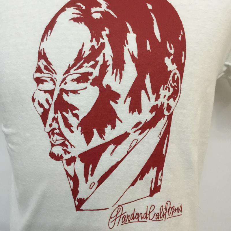 スタンダード カリフォルニア STANDARD CALIFORNIA Tシャツ 半袖 クルーネック プリント S プリント 白 / ホワイト / メンズ USED 古着 中古 10057651