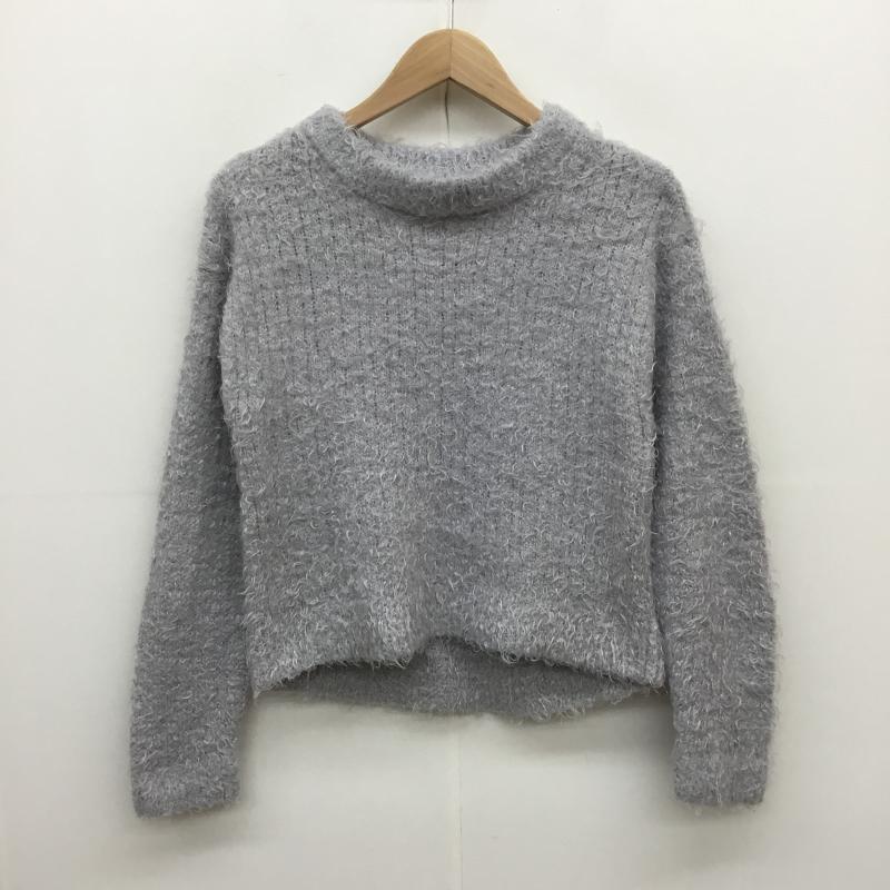 イーハイフンワールドギャラリー E hyphen world gallery ニット、セーター 長袖 L 灰 / グレー / レディース USED 古着 中古 10057959