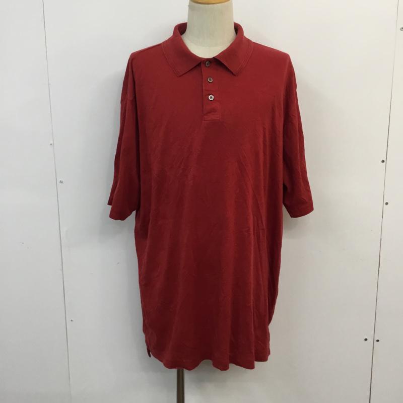 古着 USED ポロシャツ 半袖 ST.JOHNS BAY ドライ XL 無地 ボルドー / ボルドー / メンズ USED 古着 中古 10058142