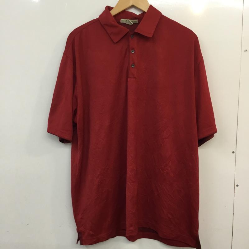 古着 USED ポロシャツ 半袖 PORT AUTHORITY 古着 XL 無地 赤 / レッド / メンズ USED 古着 中古 10058148