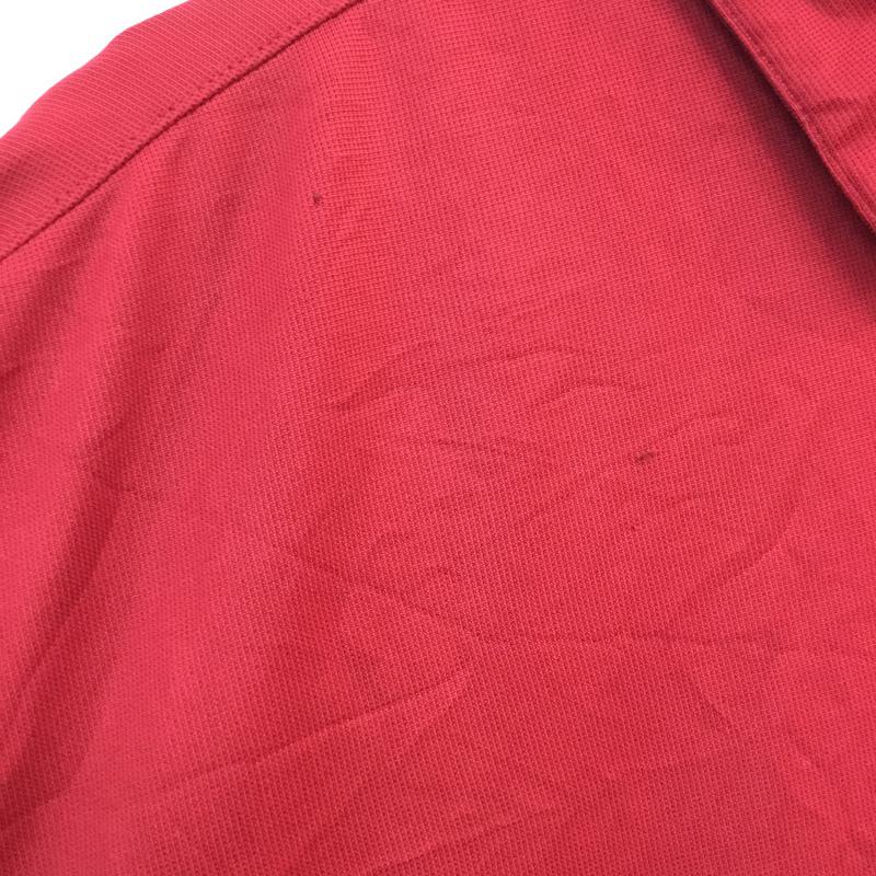 古着 USED ポロシャツ 半袖 PORT AUTHORITY 古着 XL 無地 赤 / レッド / メンズ USED 古着 中古 10058148