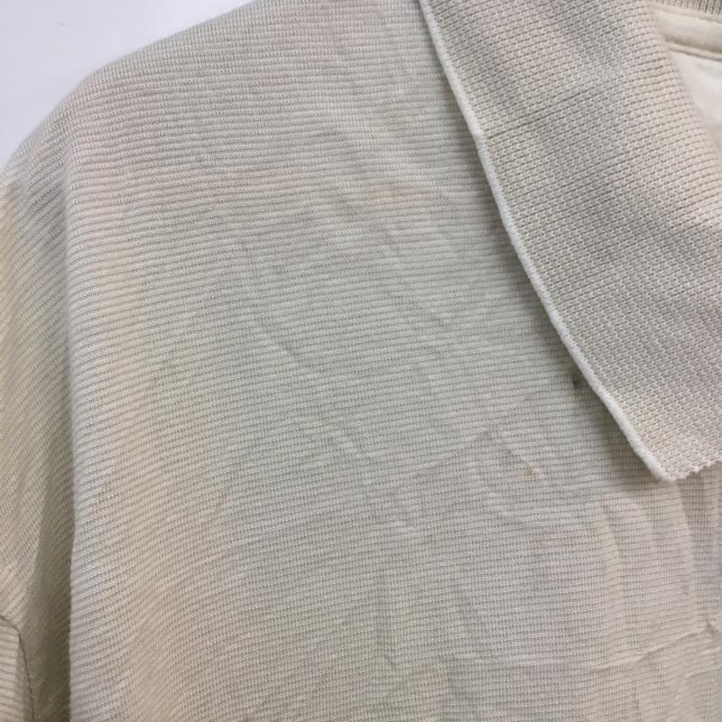 ウ゛ァンヒューゼン VANHEUSEN ポロシャツ 半袖 胸ポケット XXL 無地 ベージュ / ベージュ / メンズ USED 古着 中古 10058161