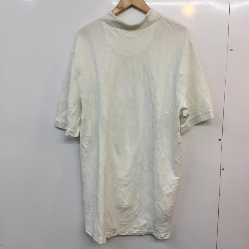 古着 USED ポロシャツ 半袖 鹿の子 コットン XL 無地 白 / ホワイト / メンズ USED 古着 中古 10058166