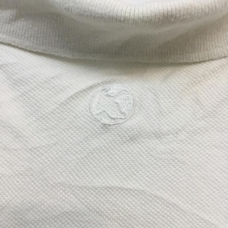 古着 USED ポロシャツ 半袖 鹿の子 コットン XL 無地 白 / ホワイト / メンズ USED 古着 中古 10058166