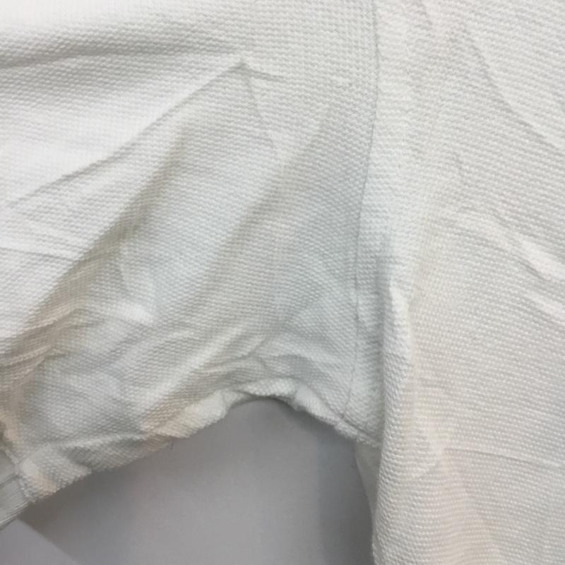 古着 USED ポロシャツ 半袖 鹿の子 コットン XL 無地 白 / ホワイト / メンズ USED 古着 中古 10058166