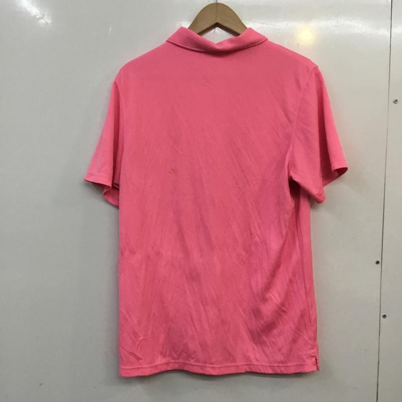 ナイキ NIKE ポロシャツ 半袖 DRI-FIT SU131103 M ロゴ、文字 桃 / ピンク / メンズ USED 古着 中古 10058168