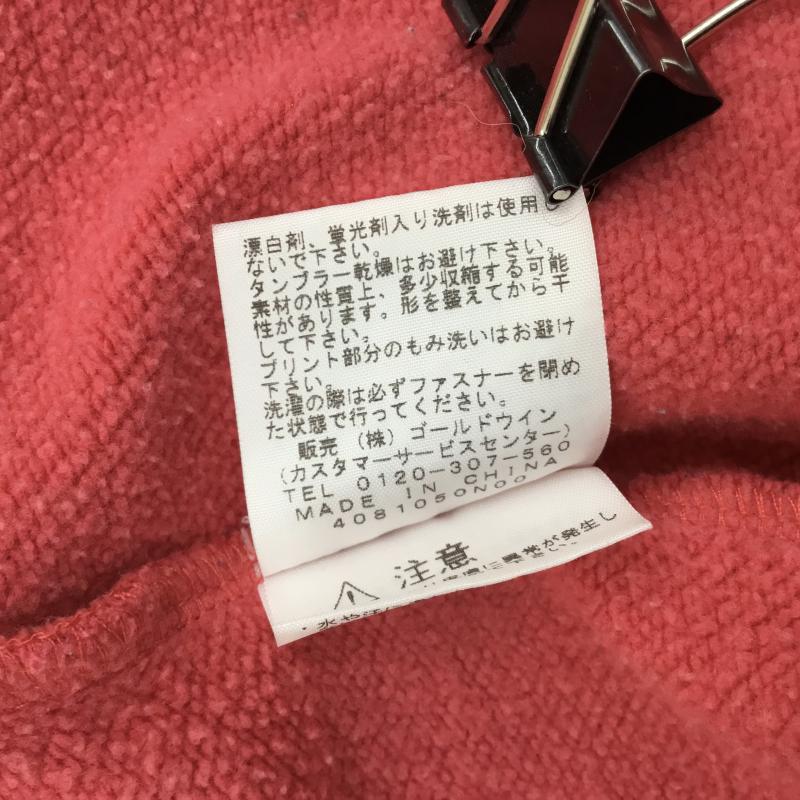 ザノースフェイス THE NORTH FACE パーカー 長袖 裏起毛 ロゴジップパーカー NTW6141X M ロゴ、文字 桃 / ピンク / レディース USED 古着 中古 10058180