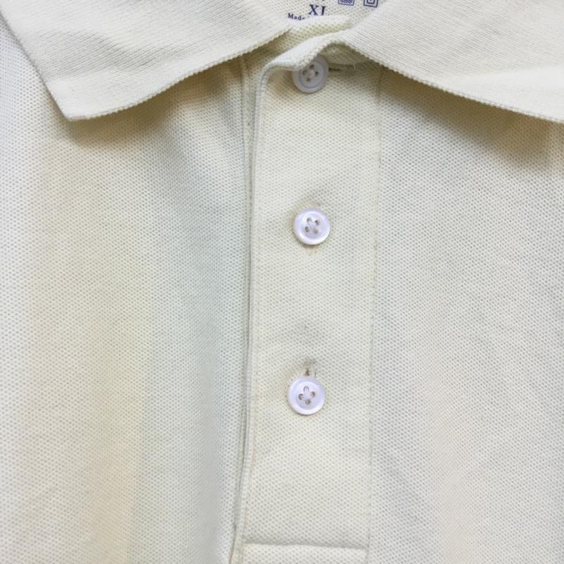 古着 USED ポロシャツ 半袖 XL 無地 黄 / イエロー / メンズ USED 古着 中古 10058232