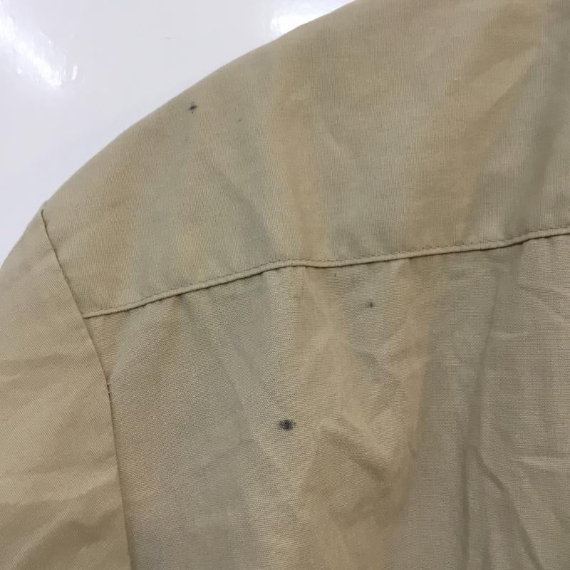 古着 USED シャツ、ブラウス 半袖 ワークシャツ L 無地 ベージュ / ベージュ / メンズ USED 古着 中古 10058233