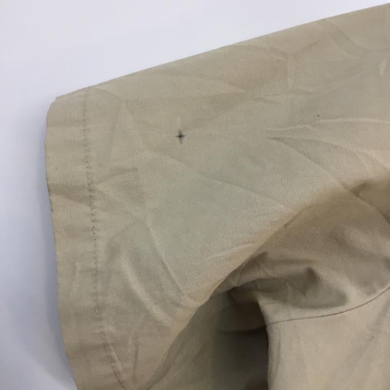 古着 USED シャツ、ブラウス 半袖 ワークシャツ L 無地 ベージュ / ベージュ / メンズ USED 古着 中古 10058233