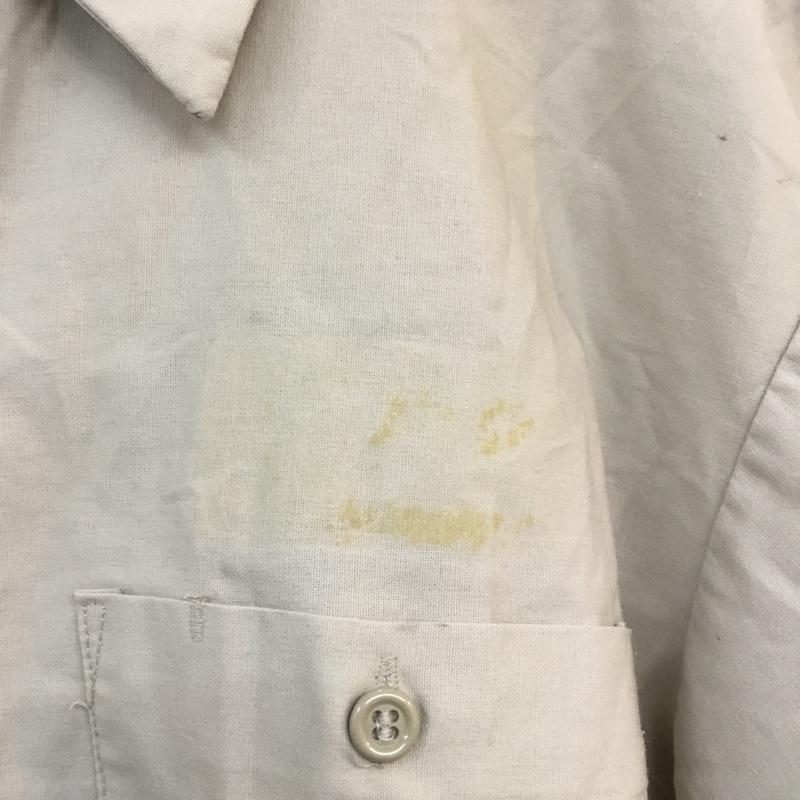 古着 USED シャツ、ブラウス 半袖 ワークシャツ L 無地 ベージュ / ベージュ / メンズ USED 古着 中古 10058233