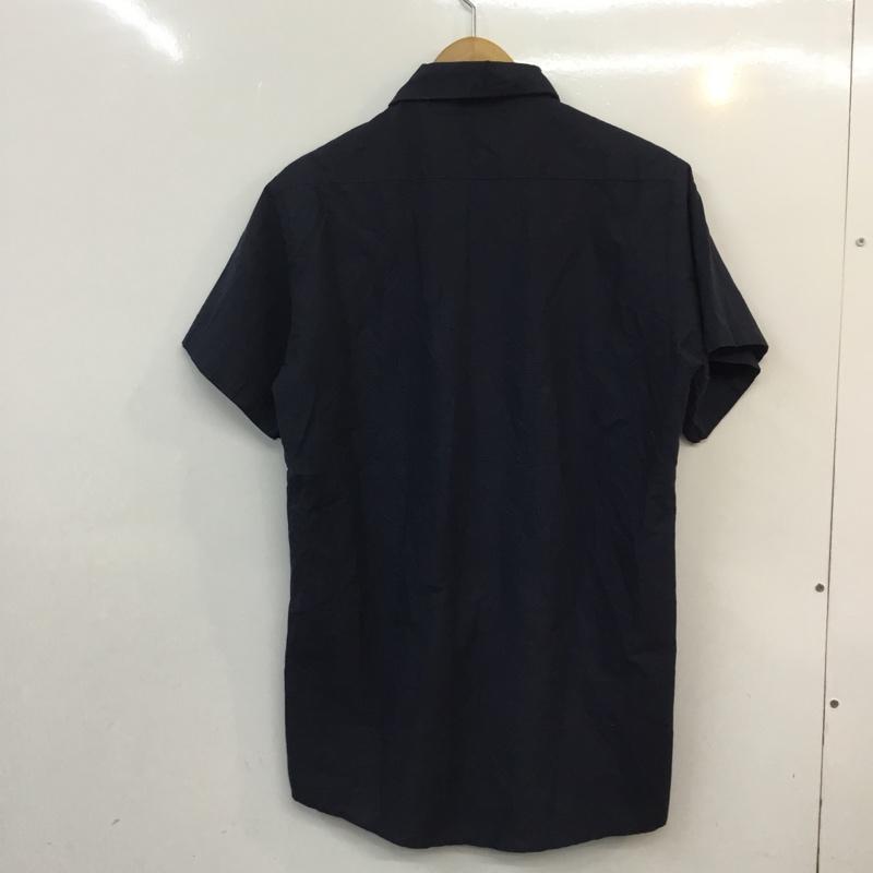 古着 USED シャツ、ブラウス 半袖 S 無地 紺 / ネイビー / メンズ USED 古着 中古 10058236