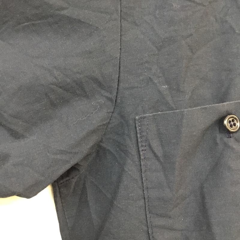 古着 USED シャツ、ブラウス 半袖 S 無地 紺 / ネイビー / メンズ USED 古着 中古 10058236